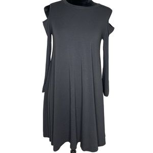 Topshop Long Sleeve Cold Shoulder Dress 4